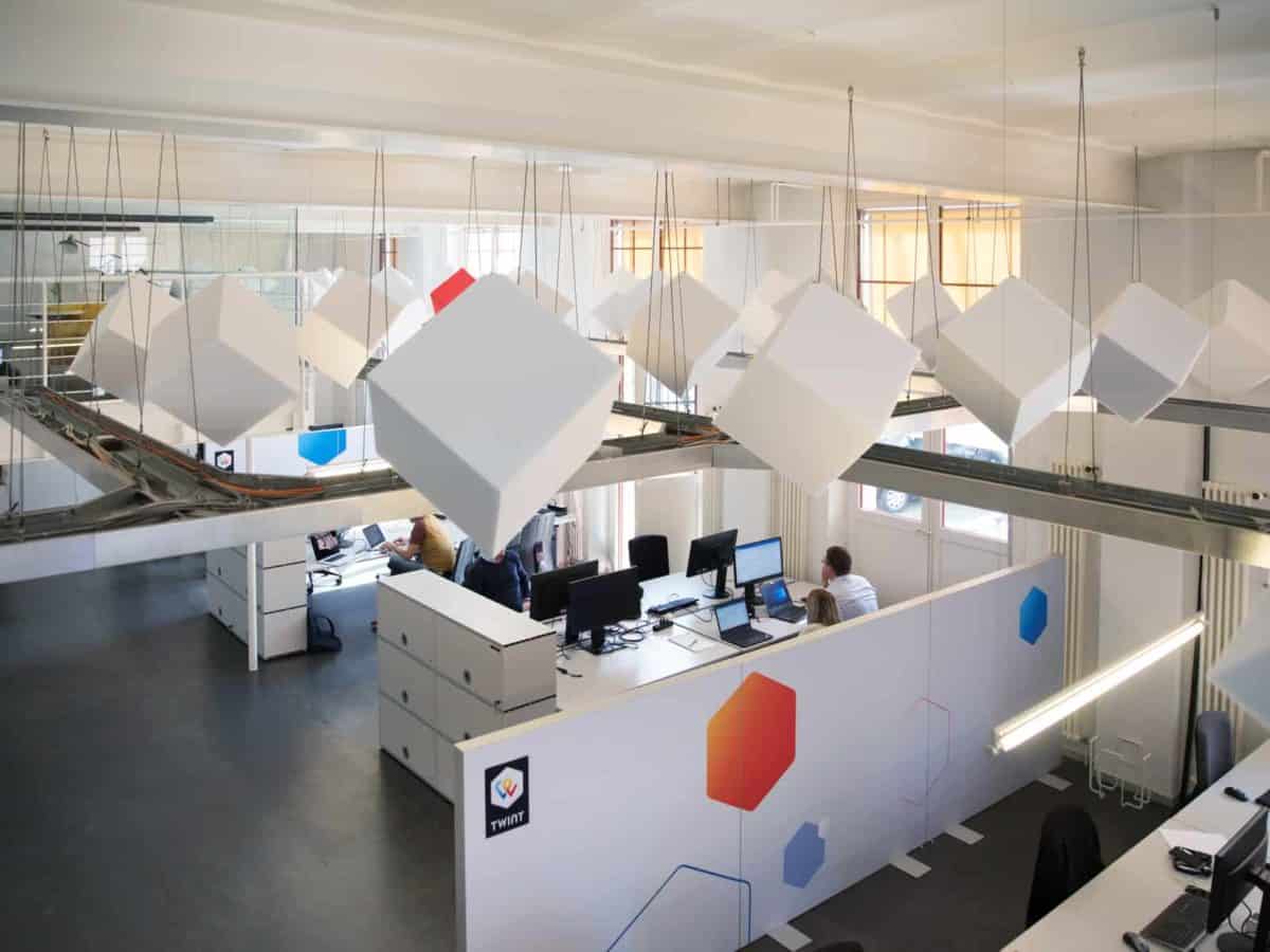 referenzen twint acoustic cube raumteiler indoor office