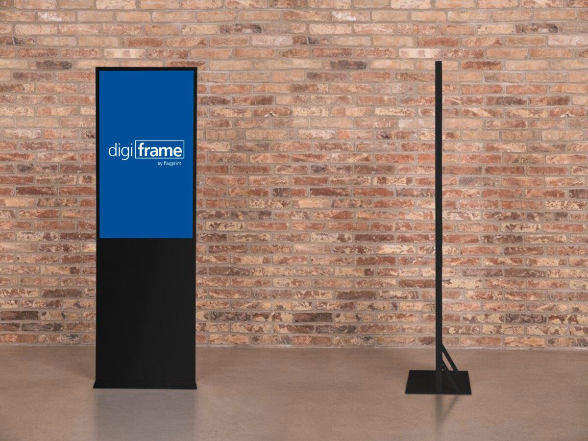Erleben Sie die Effizienz der digiframe Systeme für Ihre digitale Werbung: digiframe Desk, Stand und Stele bieten spezialisierte Lösungen für lebendige Präsentationen in unterschiedlichen Umgebungen.
