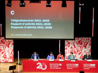 flagprint Stoffprint Referenz UNIA kongress branding 5